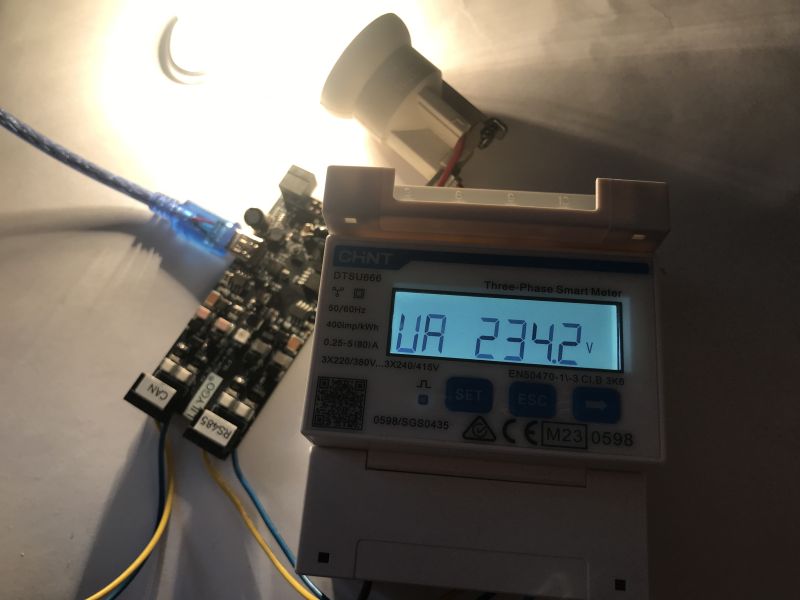 The DTSU666 bidirectional, three-phase electricity meter and data retrieval via Modbus on the ESP32