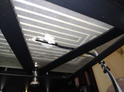 RF100V2 - Niska temperatura po przeróbce stołu na grzany z folią 12V