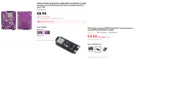 Two ESP32-S3 development boards with prices and descriptions, top view.