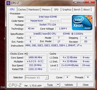 Procesor Xeon E5440 - Xenon E5440 pokazuje zbyt niskie taktowanie