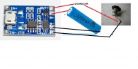 Karcher WV-Inserting a Li-Po charger module on the TP4056 chip