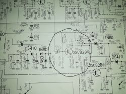 Sansui tu-222 - Spalony tranzystor, mpx się nie włącza.
