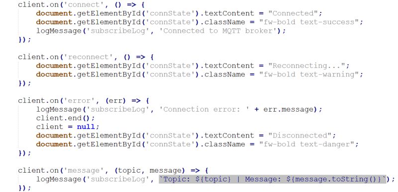 Tutorial mqtt.js, the Javascript MQTT client - how to connect your browser to Home Assistant Tutorial mqtt.js, the Javascript MQTT client - how to connect your browser to Home Assistant