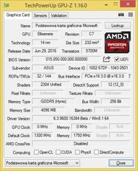 ASUS Radeon RX 480 Dual OC 4GB - Problem ze sterownikami.