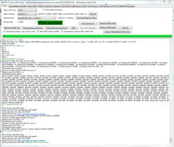 Screenshot of BK7231 Easy UART Flasher showing “Write success!” and flashing log output