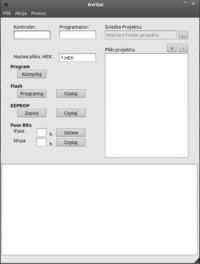 AvrGui - program ułatwiający programowanie avr pod Linux AvrGui - program ułatwiający programowanie avr pod Linux