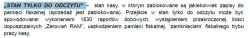 Fragment instrukcji opisujący stan „STAN TYLKO DO ODCZYTU” w kasie fiskalnej, na białym tle z niebieskim podświetleniem.