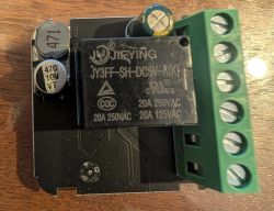 JY3FF-SH-DC5V-AK relay module with screw terminals and capacitors