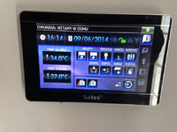 Satel Integra 32 - How do I connect an external thermometer to the keypad?
