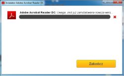 I can not install Adobe Reader - It claims that there is a newer version. I can not install Adobe Reader - It claims that there is a newer version.
