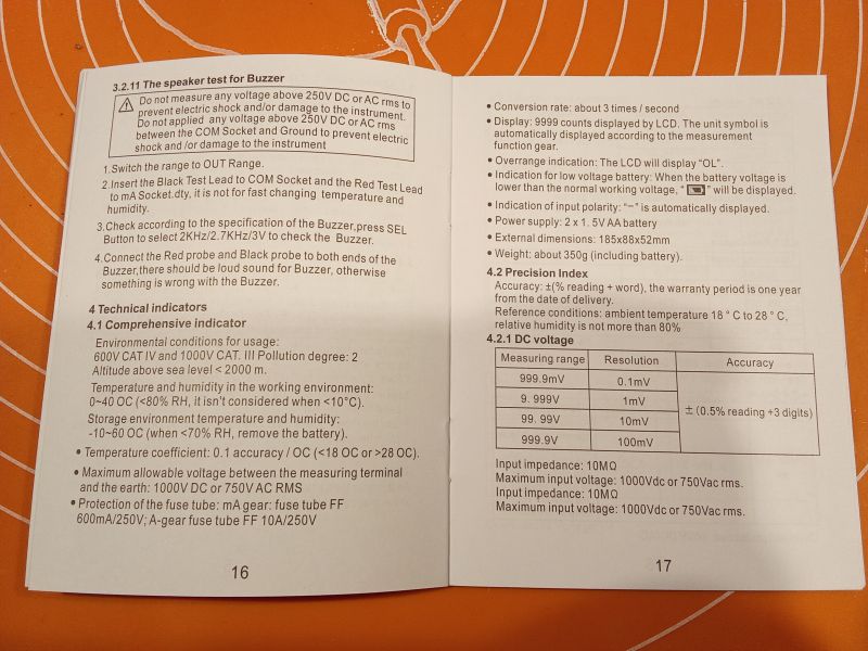 MESTEK DM 100 - miernik uniwersalny dla każdego? Krótki opis i kilka fotek.