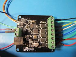 LED Controller SP530E with Connections LED controller SP530E with connected wires