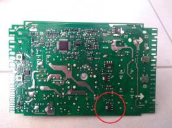 Whirlpool AWE 6727/P - Uszkodzenie triaka programatora