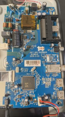 JUC7.820.00208835 HLS82JS TV mainboard - dead, no standby, identify LP5 LP6 components