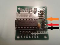 28BYJ-48 stepper motor control with the use of a module based on ULN2003A