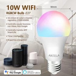[BK7231N CB2L] Antela - smart bulb E27 RGB BAW534 9W