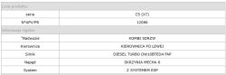 Tabela danych pojazdu Citroen C5 (X7) z silnikiem Diesla DW10BTED4 FAP
