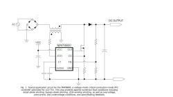 Schemat aplikacyjny MAP8800 z układem PFC dla telewizorów LCD