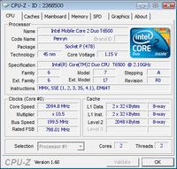 Upgrade procesora Acer 7736 ZG