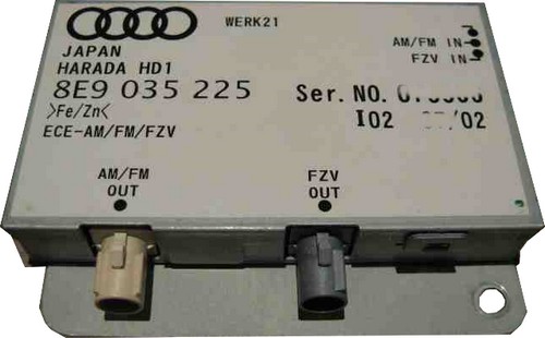 Audi A4 B6 - Wzmacniacz antenowy, FZV OUT gdzie szukać przewodu?