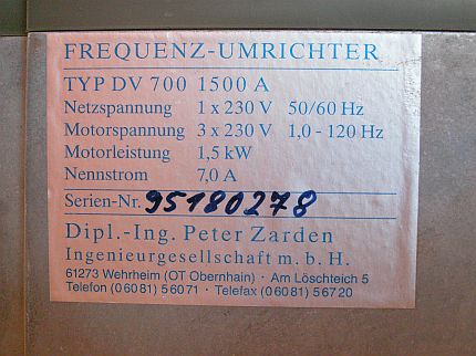 Falownik DV 700 1500A szukam instrukcji