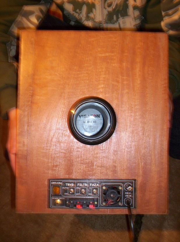 Subwoofer aktywny na Visaton 200 SC Subwoofer aktywny na Visaton 200 SC