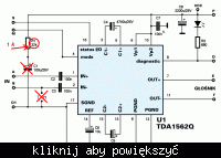 TDA 1562Q, dioda zapala się i gaśnie, trzaski z głośnika.