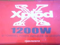 xm2200 gtx, subwoofer Xplod 1200 x2 i seryjne radio!! c.d.