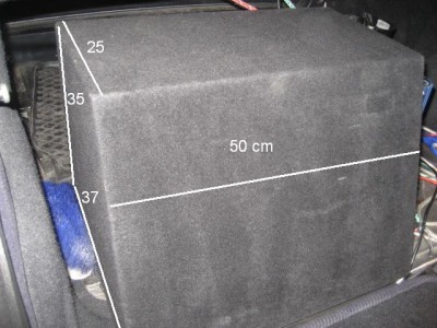 Skrzynia do PIONER TS-W251C jaki litraż ? - Budowa skrzyni