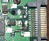 Odwrotnie podłączona przejściówka zasilania - SAMSUNG HD403LJ 400GB nie działa