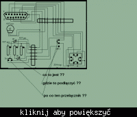 Schemat podłączenia 4 potencjometrów i przycisków do gameportu - DIY kierownica