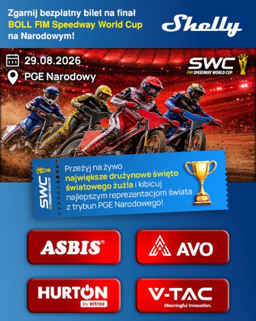 Bilety na finał BOLL FIM Speedway World Cup dla instalatorów w nowej promocji Shelly Polska
