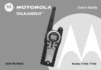 Motorola T7400 UHF FRS Porto Manual