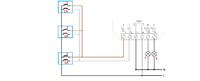 Schneider Sedna - Schneider double staircase - 2 light sources
