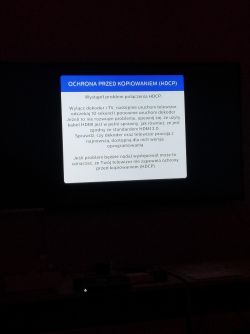 How to bypass HDCP error between Canal+ decoder and Samsung TV?