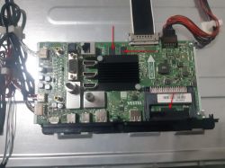 Photo of a Vestel TV mainboard.