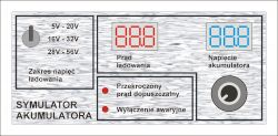 Symulator akumulatora jako obciążenie ładowarki Symulator akumulatora jako obciążenie ładowarki