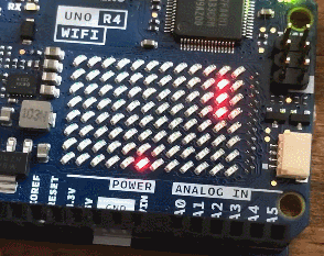 Arduino Uno R4 WiFi - tworzymy grę snake na wyświetlaczu matrycowym