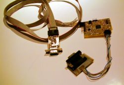 Płytka Propeller P8X32A i spartańska przejściówka RS232-UART Płytka Propeller P8X32A i spartańska przejściówka RS232-UART