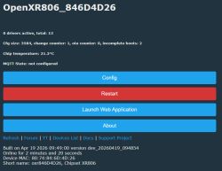 Tuya XR806 RT-WT501 flashed with OpenXR806 via phoenixMC, no AP or logs?