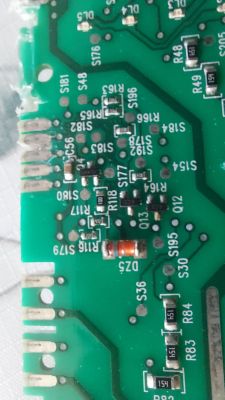 AEG L16950 A3 - jaka wartość diody DZ5 przy triaku ACS108?