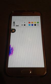 Samsung Galaxy S6: Enlarging Stain on LCD Display - Causes, LCD Leakage or Pixel Burnout?