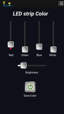 Zdalne sterowanie taśmą RGBW przez Bluetooth (Android)