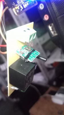 WiFi Module on Circuit Board Circuit board with a WiFi module integrated into an electronic setup.