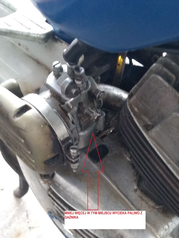 Garelli Gulp Flex 50cc - Zaworek iglicowy czy może coś innego?