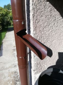 Łapacz deszczówki. Chciałem kupić musiałem zrobić Łapacz deszczówki. Chciałem kupić musiałem zrobić