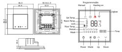[CB3S] BSEED - MELODY-M1-2411 - Floor Heating Thermostat - Teardown