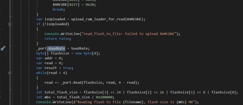 LN882H UART flashing protocol documentation - Windows LN882H flasher with fast flash read