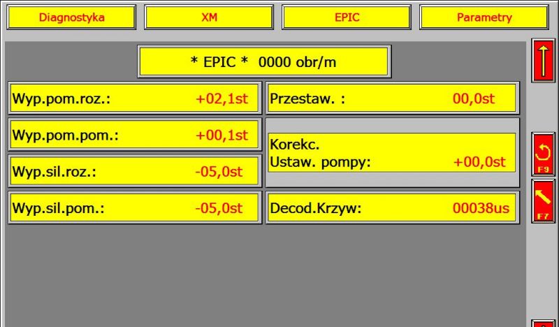 Pompa LUCAS EPIC - Błąd: czujnik położenia krzywki 2