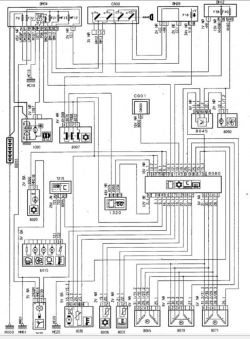 Peugeot 206 GLX 2002 1.4 - Uszkodzona wiązka do panelu automatycznej klimatyzac